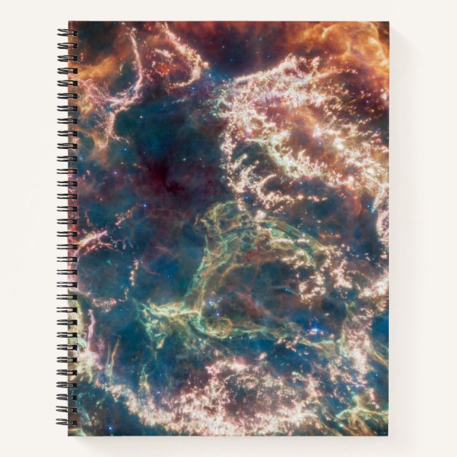 Supernova Remnant Cassiopeia A. Notizbuch (Vorderseite)