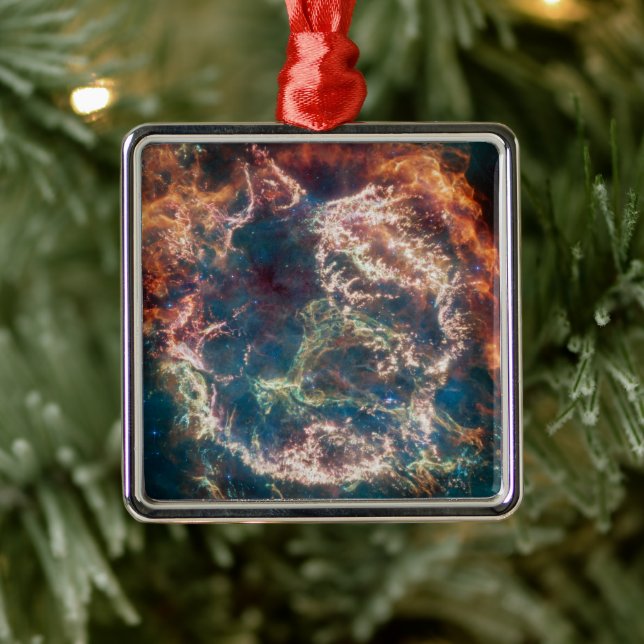 Supernova Remnant Cassiopeia A. Ornament Aus Metall (Baum)