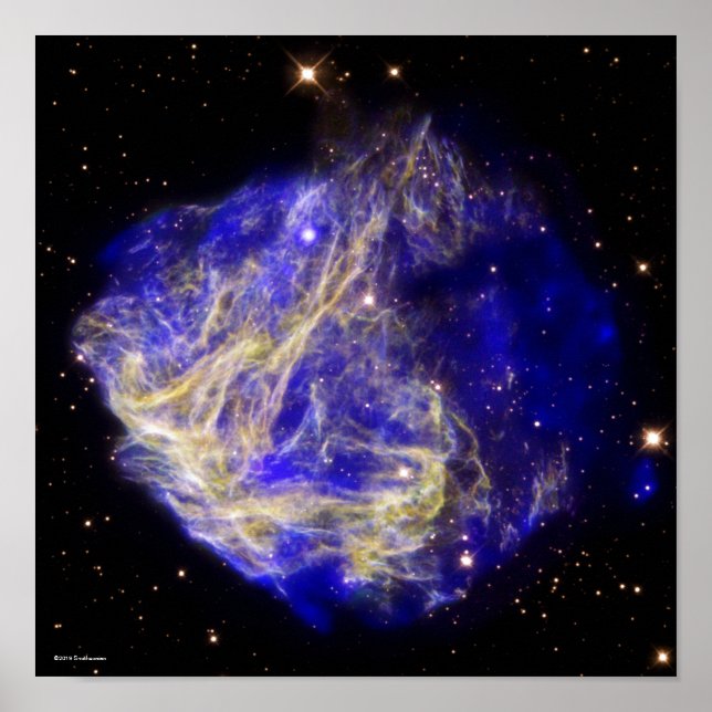 Supernova Remnant N49 Poster (Vorne)