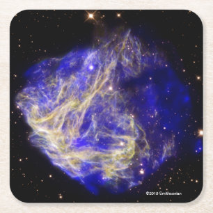 Supernova-Rest N49 Rechteckiger Pappuntersetzer