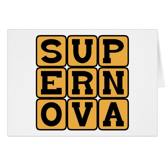 Supernova, Sternexplosion (Vorderseite (Horizontal))