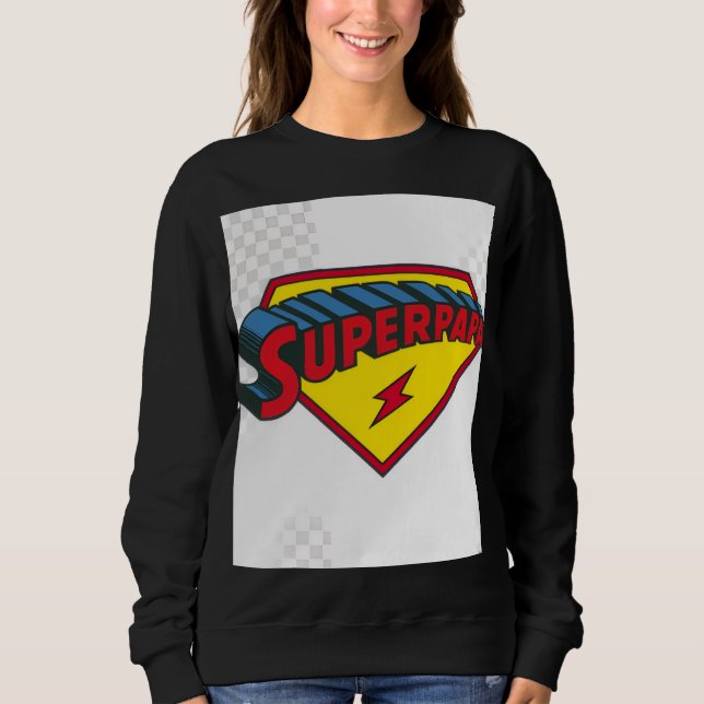 Superpapa Sweatshirt (Vorderseite)