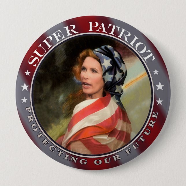 Superpatriot Michele Bachmann Button (Vorderseite)