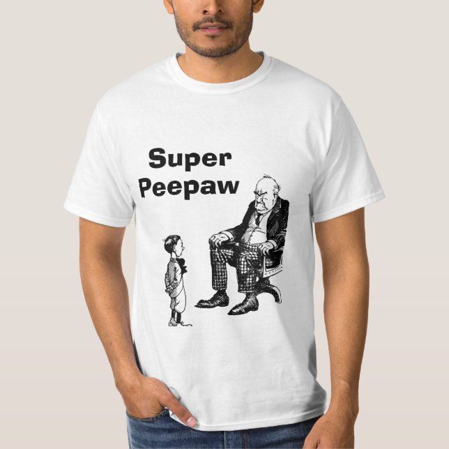 SuperPeepaw Sitzen T-Shirt (Vorderseite)