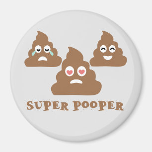 SuperPooper Emoji Magnet