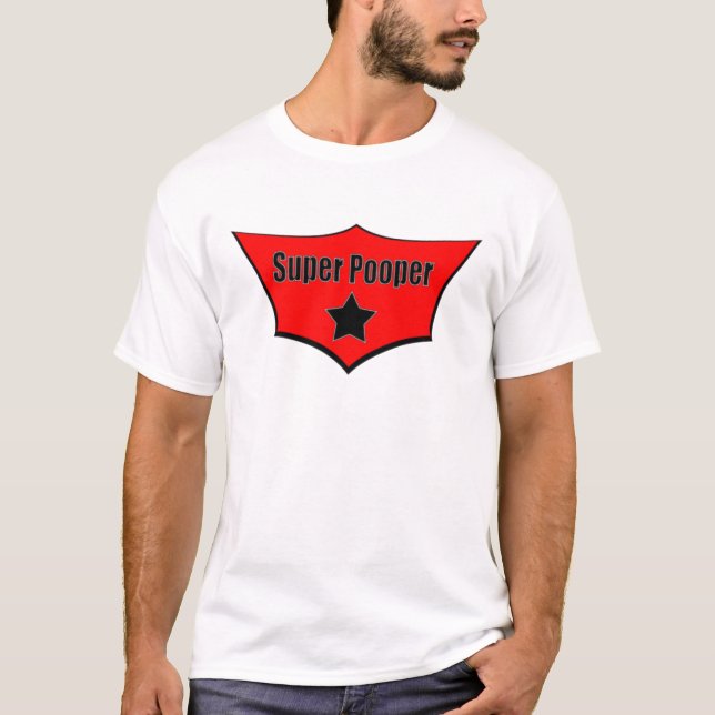 SuperPooper T-Shirt (Vorderseite)