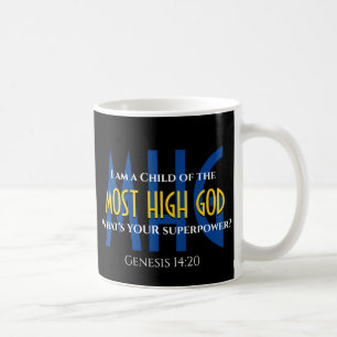 Superpower Christliches KIND DER MEISTEN GOTT Kaffeetasse