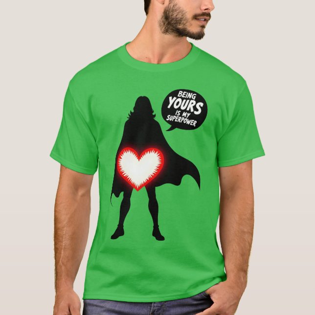 Superpower Love family T-Shirt (Vorderseite)