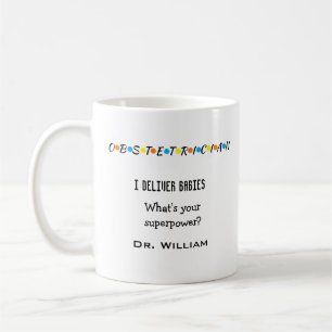 Superpower Obstetrician Custom Obgyn Tasse