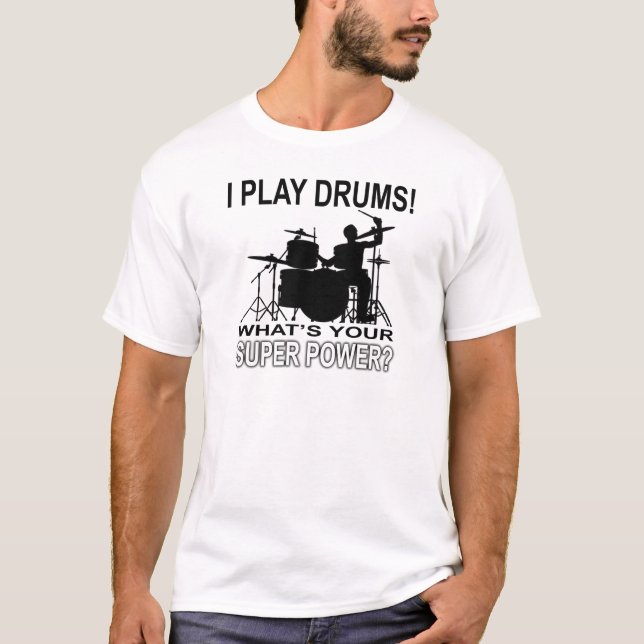 SuperPower - Weiß T-Shirt (Vorderseite)