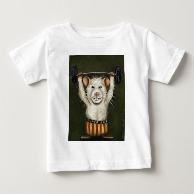 Superratte Baby T-shirt (Vorderseite)