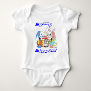 Superschnecke und Klemme Ostern Baby Strampler