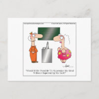SUPERSIZE ME Postcard bis April McCallum