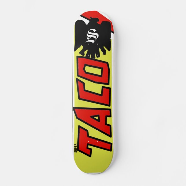 SuperSkateboard des taco-(Tecate Entwurf) Skateboard (Vorderseite)