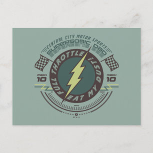 Supersonaler Vater - Zentralstädtmotorsport Einladungspostkarte