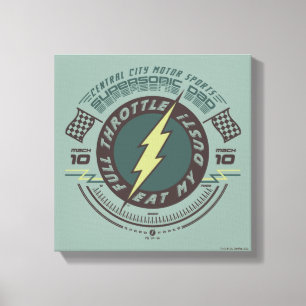 Supersonaler Vater - Zentralstädtmotorsport Leinwanddruck