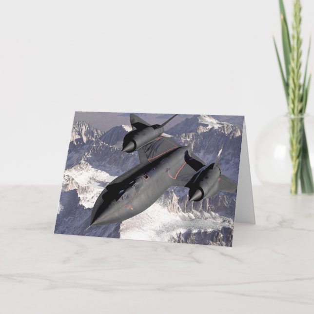 Supersonic Fighter Jet Karte (Vorderseite)