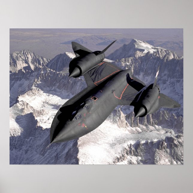 Supersonic Fighter Jet Poster (Vorne)