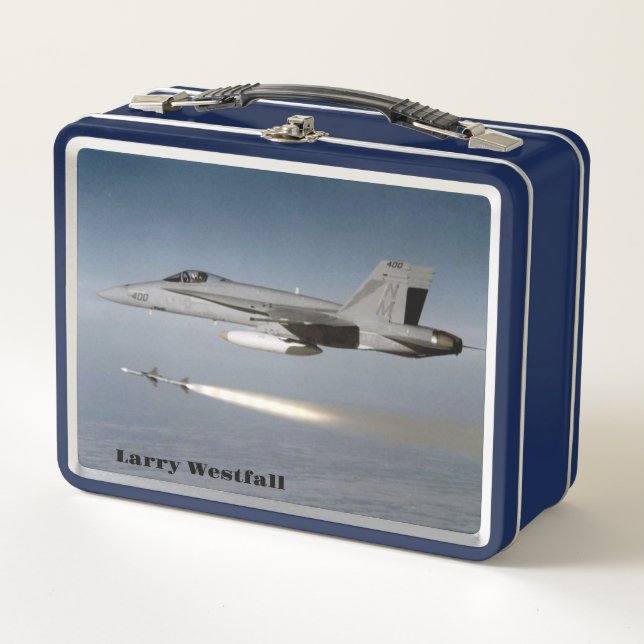 Supersonic Missile Metall Brotdose (Vorderseite)