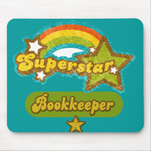 Superstar-Buchhalter Mousepad
