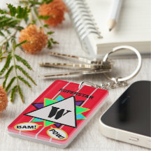 Superstar Cartoons Monogram Red Black