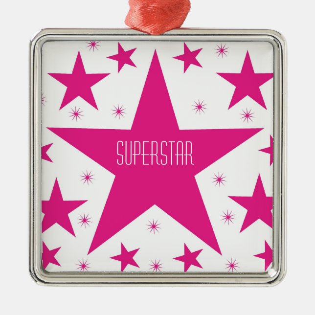 Superstar Collection Premium Square Ornament (Vorne)