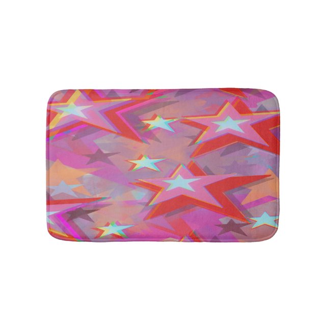 Superstar Dreidimensionales Design Badematte (Vorderseite)