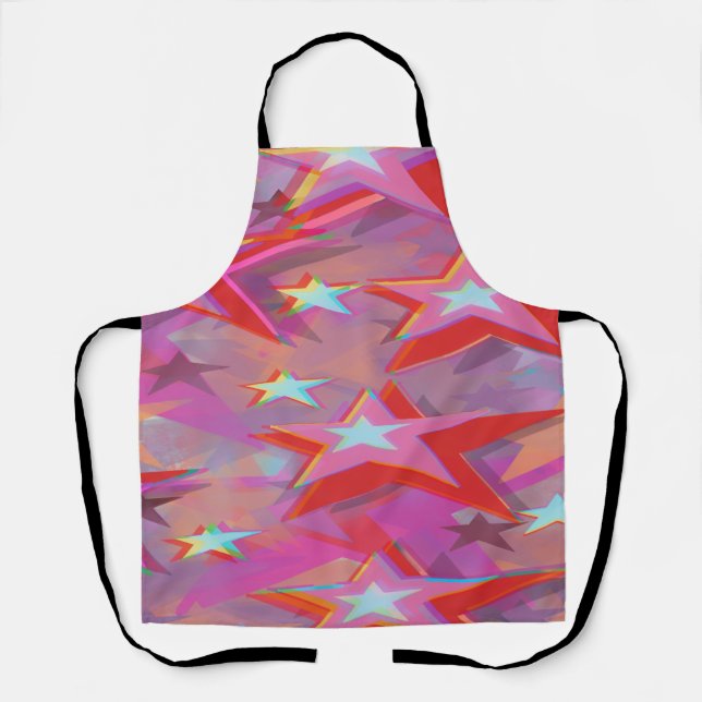 Superstar Dreidimensionales Design Schürze (Vorderseite)