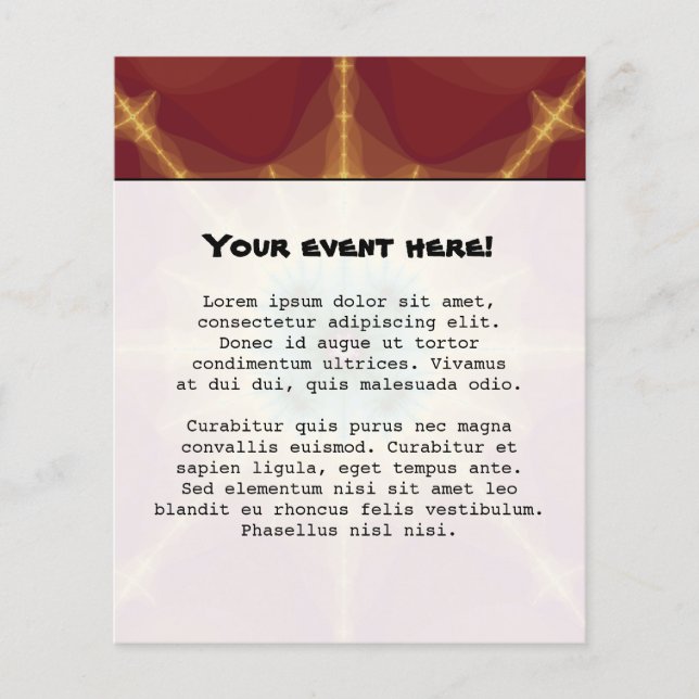 Superstar - Fraktal Art Flyer (Vorne)