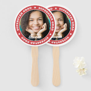 Superstar Grad Abschluss Modernes Foto Fächer