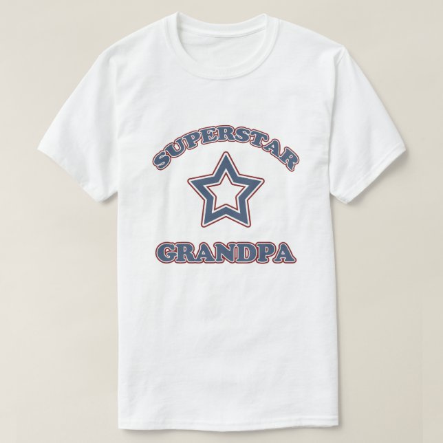 Superstar-Großvater T-Shirt (Design vorne)