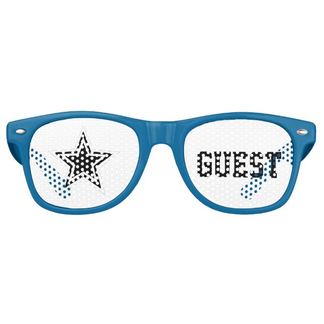 Superstar Guest Shades Fun Wedding Sonnenbrille (Vorderseite)
