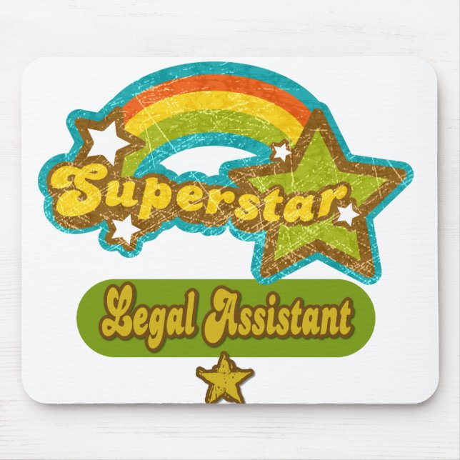 Superstar-Kanzleiassistent Mousepad (Vorne)