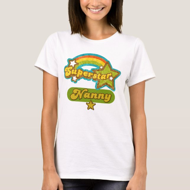 Superstar-Kindermädchen T-Shirt (Vorderseite)
