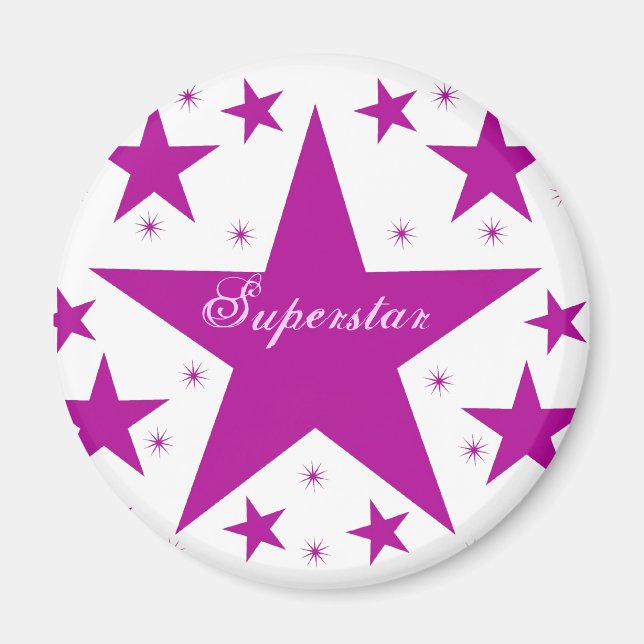 Superstar Magnet, Lila Magnet (Vorne)
