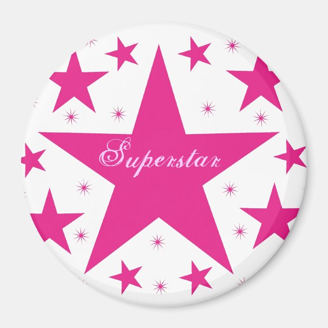 Superstar Magnet, Rosa Magnet (Vorne)