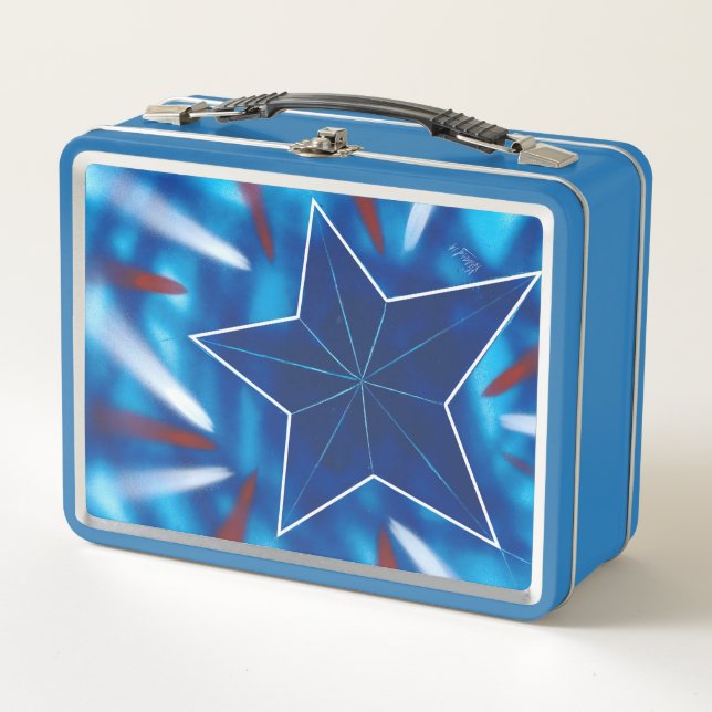 Superstar Metall Brotdose (Vorderseite)