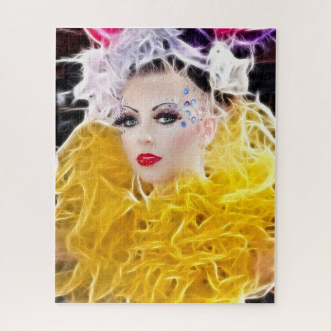 Superstar-Modell in Gelbbraun Puzzle (Vertikal)