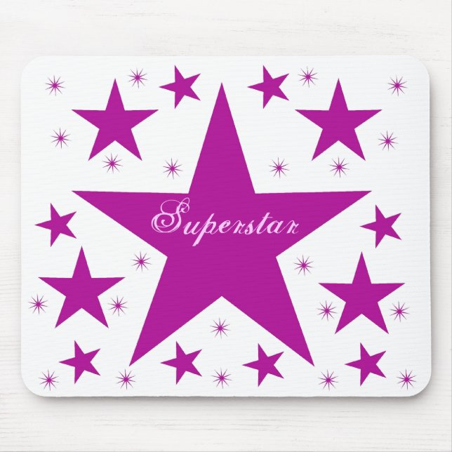 Superstar Mousepad, Lila Mousepad (Vorne)