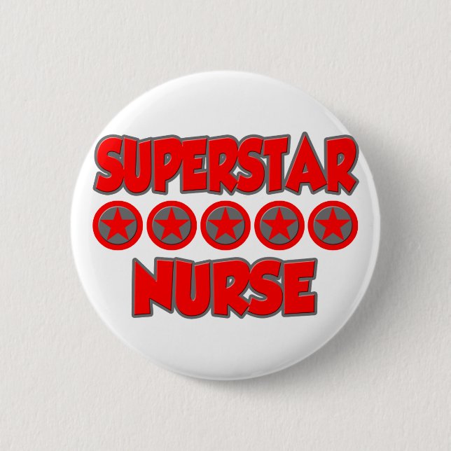 Superstar Nurse Button (Vorderseite)