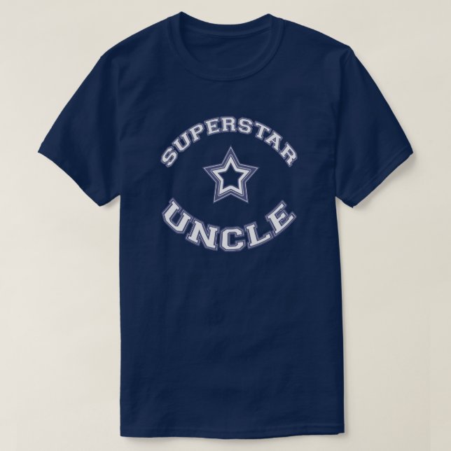 Superstar-Onkel T-Shirt (Design vorne)