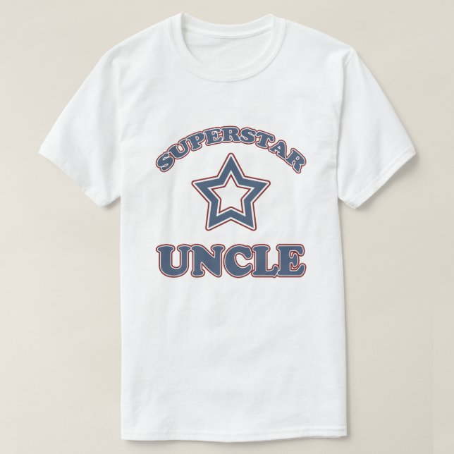 Superstar-Onkel T-Shirt (Design vorne)