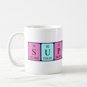 Superstar Periodenname Tasse