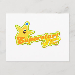 Superstar! Postkarte