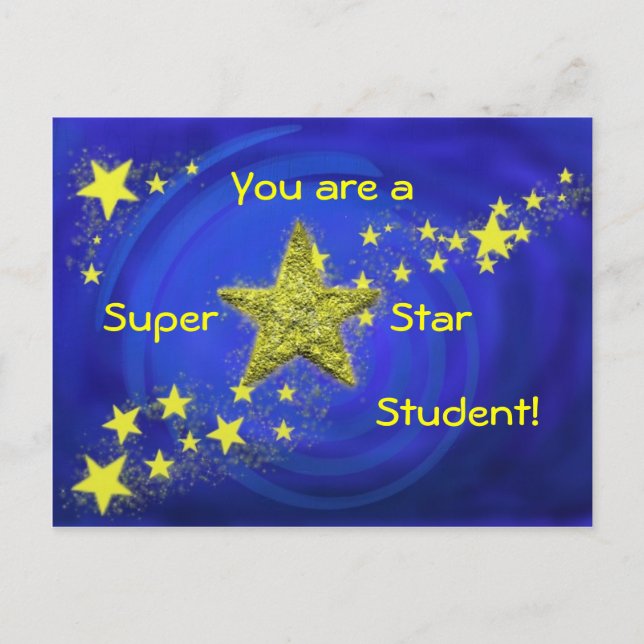 Superstar Postkarte (Vorderseite)