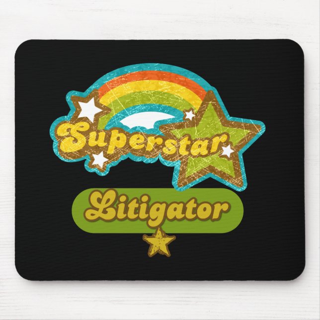 Superstar-Prozessanwalt Mousepad (Vorne)