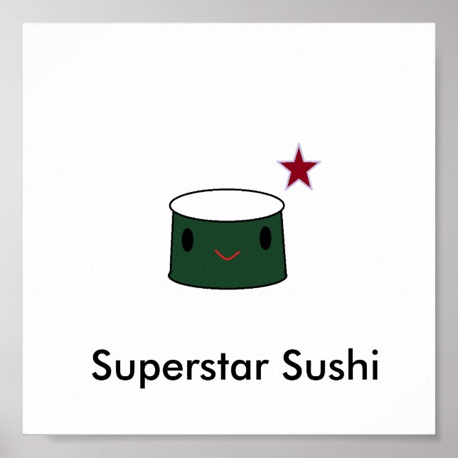 Superstar Sushi Poster (Vorne)