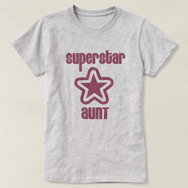 Superstar-Tante T-Shirt (Design vorne)