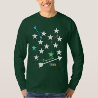 Superstar Targets Stars Arrows Funky T - Shirt