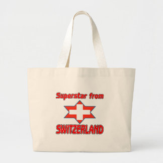 Superstar von der Schweiz Jumbo Stoffbeutel